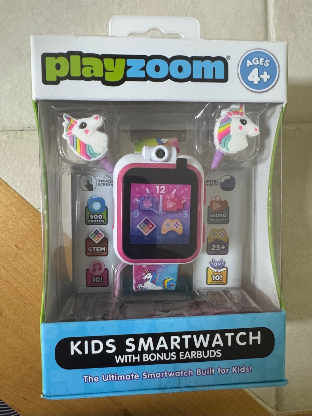 Kids smart watch with earbuds